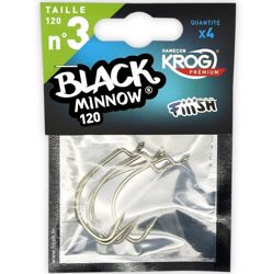 Fiiish Black Minnow Krog Hooks